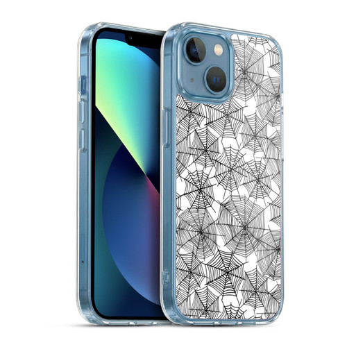 Andrea Lauren Design Assorted Spider Webs Soft Gel Case for Apple iPhone 13 Mini & MagSafe