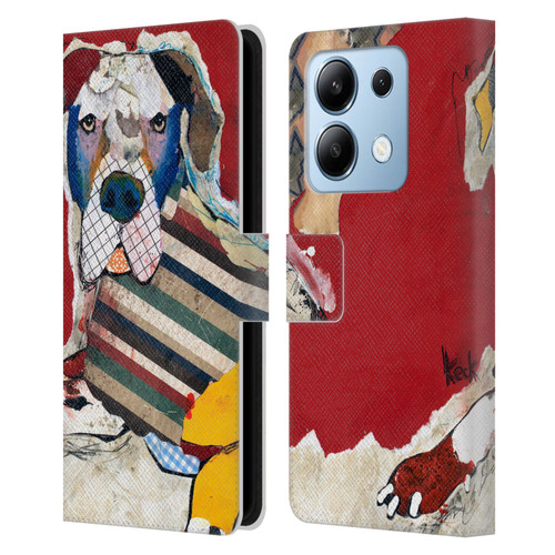 Michel Keck Dogs 2 Great Dane Leather Book Wallet Case Cover For Xiaomi Redmi Note 13/13 Pro 5G