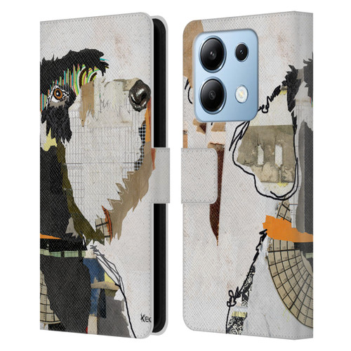 Michel Keck Dogs 2 Schnauzer Leather Book Wallet Case Cover For Xiaomi Redmi Note 13/13 Pro 5G