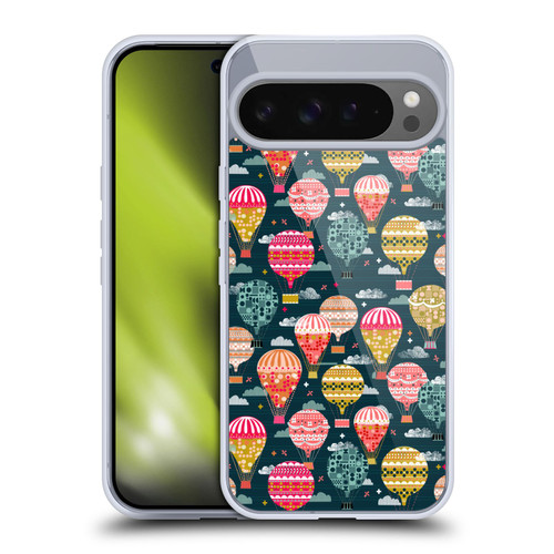 Andrea Lauren Design Assorted Hot Air Balloon Soft Gel Case for Google Pixel 9 Pro XL