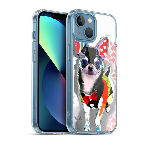 Michel Keck Dogs 3 Chihuahua Soft Gel Case for Apple iPhone 13 Mini