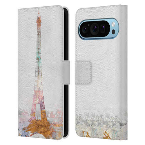 Aimee Stewart Landscapes Paris Color Splash Leather Book Wallet Case Cover For Google Pixel 9 / Pixel 9 Pro