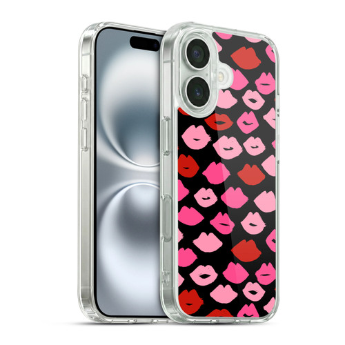 Andrea Lauren Design Lady Like Kisses Soft Gel Case for Apple iPhone 16 & MagSafe