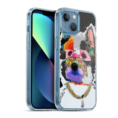 Michel Keck Dogs Westie Soft Gel Case for Apple iPhone 13 Mini & MagSafe
