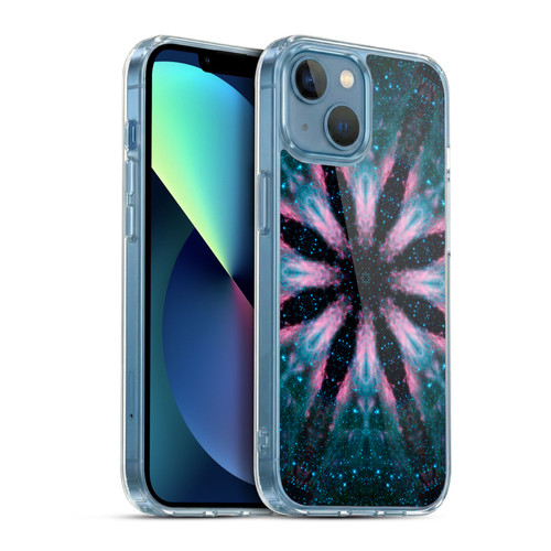 Aimee Stewart Mandala Floral Galaxy Soft Gel Case for Apple iPhone 13 Mini & MagSafe