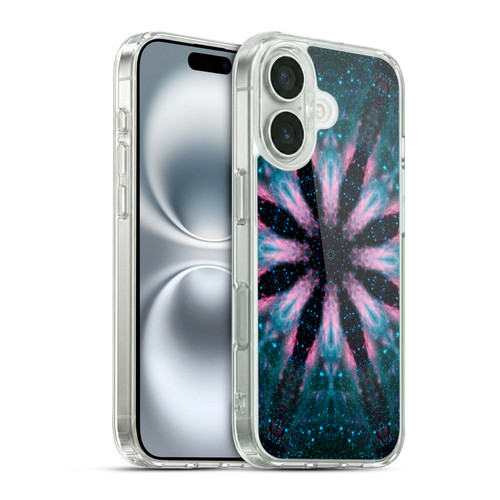 Aimee Stewart Mandala Floral Galaxy Soft Gel Case for Apple iPhone 16 & MagSafe