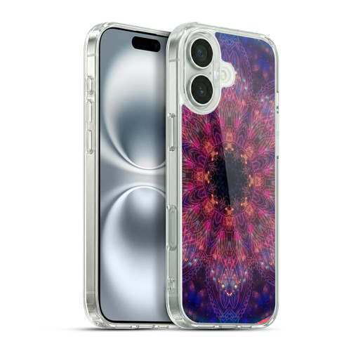 Aimee Stewart Mandala Doodle Flower Soft Gel Case for Apple iPhone 16 Plus & MagSafe