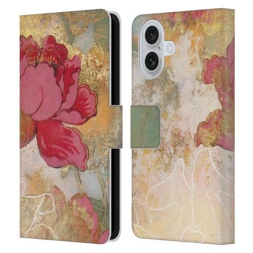 Aimee Stewart Smokey Floral Midsummer Leather Book Wallet Case Cover For Apple iPhone 16