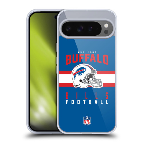 NFL Buffalo Bills Graphics Helmet Typography Soft Gel Case for Google Pixel 9 Pro XL