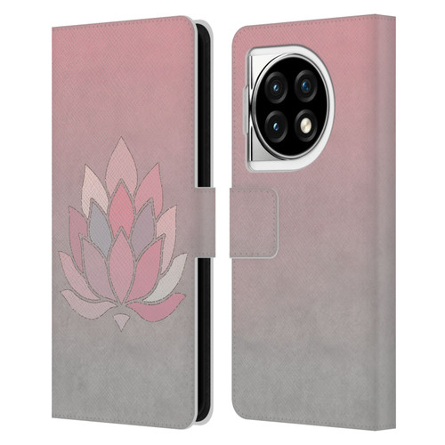 LebensArt Pastels Lotus Leather Book Wallet Case Cover For OPPO OnePlus Ace 3 5G