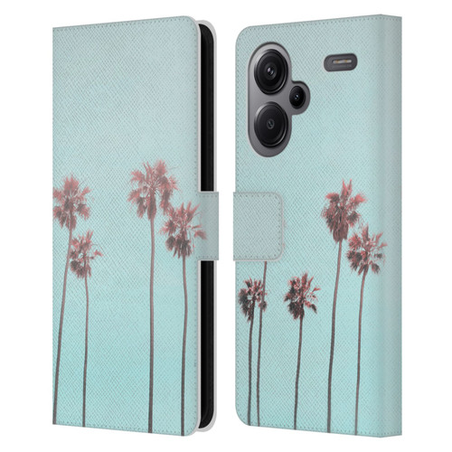 LebensArt Pastels Paradise Palm Leather Book Wallet Case Cover For Xiaomi Redmi Note 13 Pro Plus 5G
