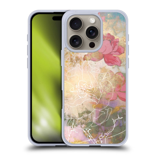 Aimee Stewart Smokey Floral Midsummer Soft Gel Case for Apple iPhone 16 Pro