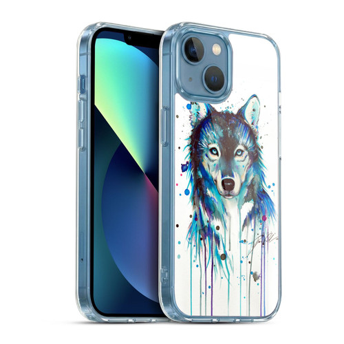 Pixie Cold Animals Ice Wolf Soft Gel Case for Apple iPhone 13 Mini & MagSafe
