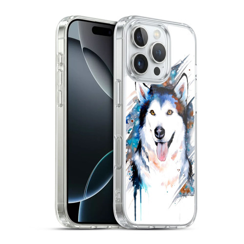 Pixie Cold Animals Husky Soft Gel Case for Apple iPhone 16 Pro & MagSafe
