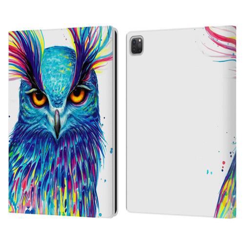 Pixie Cold Animals Into The Blue Leather Book Wallet Case Cover For Apple iPad Pro 13 M4 2024