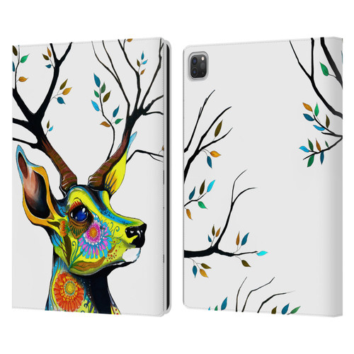 Pixie Cold Animals King Of The Forest Leather Book Wallet Case Cover For Apple iPad Pro 13 M4 2024
