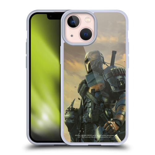 Batman Arkham Origins Key Art Deathstroke 2 Soft Gel Case for Apple iPhone 13 Mini