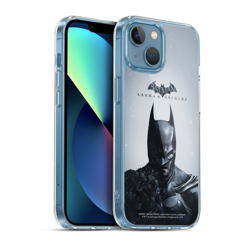 Batman Arkham Origins Key Art Poster Soft Gel Case for Apple iPhone 13 Mini & MagSafe