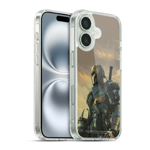 Batman Arkham Origins Key Art Deathstroke 2 Soft Gel Case for Apple iPhone 16 & MagSafe