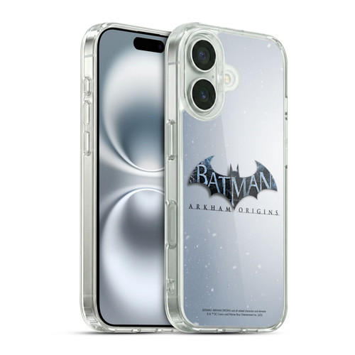 Batman Arkham Origins Key Art Logo Soft Gel Case for Apple iPhone 16 & MagSafe
