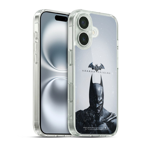 Batman Arkham Origins Key Art Poster Soft Gel Case for Apple iPhone 16 & MagSafe