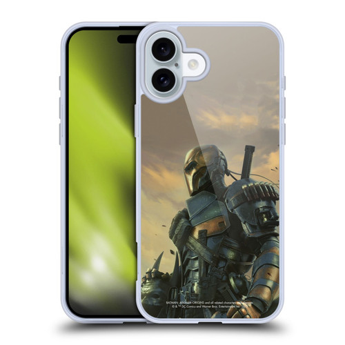 Batman Arkham Origins Key Art Deathstroke 2 Soft Gel Case for Apple iPhone 16 Plus