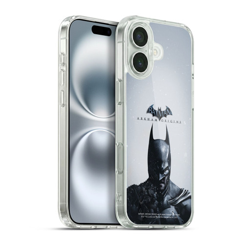 Batman Arkham Origins Key Art Poster Soft Gel Case for Apple iPhone 16 Plus & MagSafe