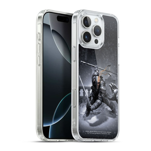 Batman Arkham Origins Key Art Deathstroke Soft Gel Case for Apple iPhone 16 Pro Max & MagSafe