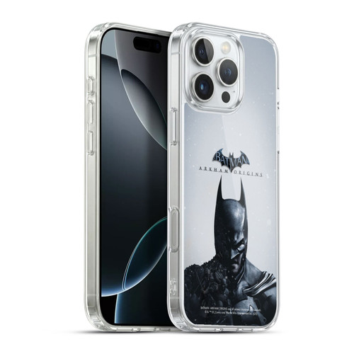 Batman Arkham Origins Key Art Poster Soft Gel Case for Apple iPhone 16 Pro Max & MagSafe