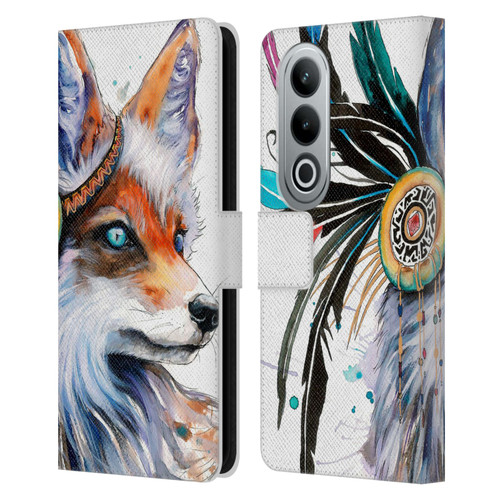 Pixie Cold Animals Fox Leather Book Wallet Case Cover For OPPO OnePlus Ace 3V 5G