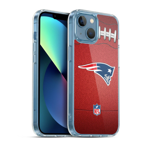 NFL New England Patriots Graphics Football Soft Gel Case for Apple iPhone 13 Mini