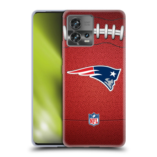 NFL New England Patriots Graphics Football Soft Gel Case for Motorola Moto Edge 30 Fusion