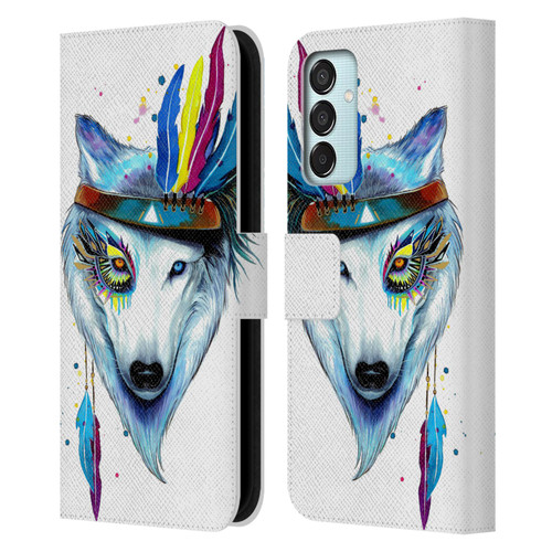 Pixie Cold Animals Warrior Leather Book Wallet Case Cover For Samsung Galaxy M15/F15 5G