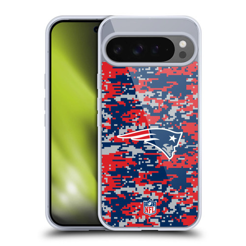 NFL New England Patriots Graphics Digital Camouflage Soft Gel Case for Google Pixel 9 Pro XL