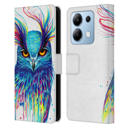 Pixie Cold Animals Into The Blue Leather Book Wallet Case Cover For Xiaomi Redmi Note 13/13 Pro 5G