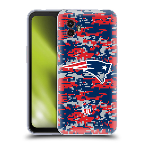NFL New England Patriots Graphics Digital Camouflage Soft Gel Case for Samsung Galaxy Xcover6 Pro/Pro2