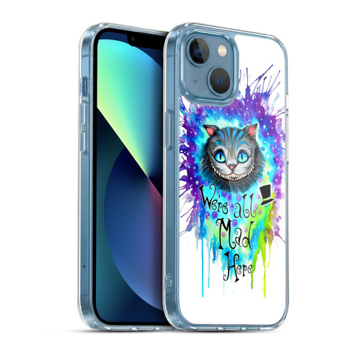 Pixie Cold Cats We Are All Mad Here Soft Gel Case for Apple iPhone 13 Mini & MagSafe
