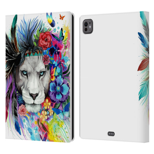 Pixie Cold Cats King Of The Lions Leather Book Wallet Case Cover For Apple iPad Pro 11 M4 2024