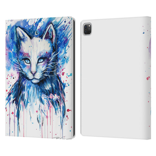 Pixie Cold Cats Space Leather Book Wallet Case Cover For Apple iPad Pro 13 M4 2024