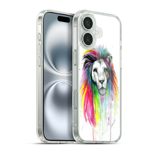 Pixie Cold Cats Rainbow Mane Soft Gel Case for Apple iPhone 16 Plus & MagSafe