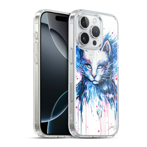 Pixie Cold Cats Space Soft Gel Case for Apple iPhone 16 Pro & MagSafe
