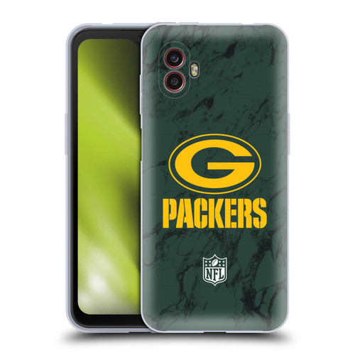 NFL Green Bay Packers Graphics Coloured Marble Soft Gel Case for Samsung Galaxy Xcover6 Pro/Pro2