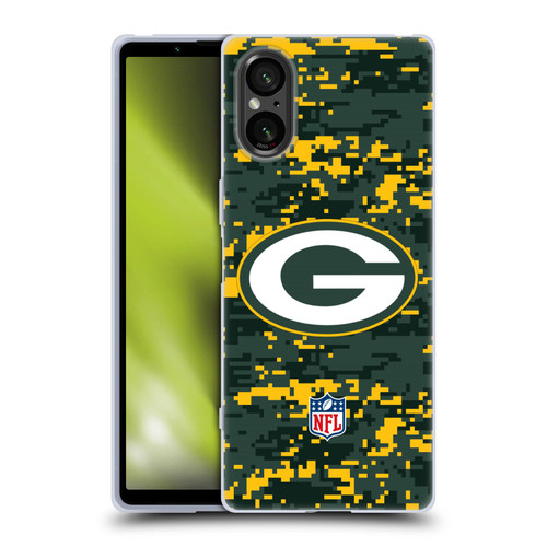 NFL Green Bay Packers Graphics Digital Camouflage Soft Gel Case for Sony Xperia 5 V 5G