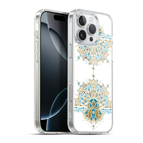 Cat Coquillette Patterns 6 Lotus Bloom Mandala 2 Soft Gel Case for Apple iPhone 16 Pro Max & MagSafe