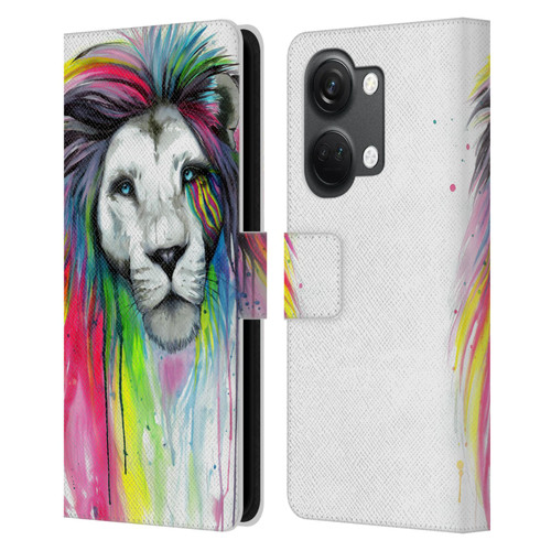 Pixie Cold Cats Rainbow Mane Leather Book Wallet Case Cover For OnePlus Nord 3 5G