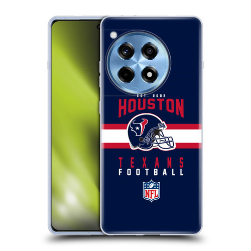 NFL Houston Texans Graphics Helmet Typography Soft Gel Case for OPPO OnePlus Ace 3 5G