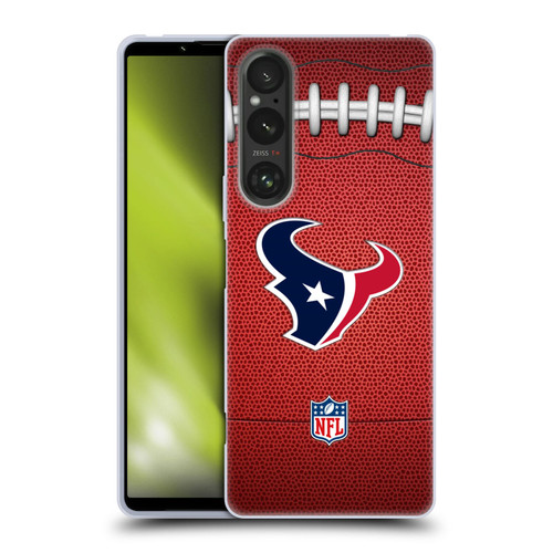 NFL Houston Texans Graphics Football Soft Gel Case for Sony Xperia 1 V 5G