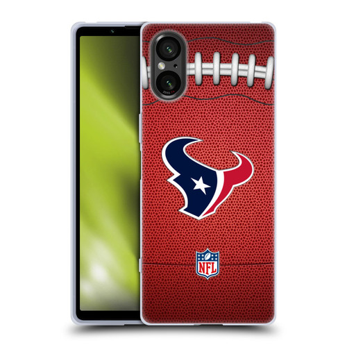NFL Houston Texans Graphics Football Soft Gel Case for Sony Xperia 5 V 5G