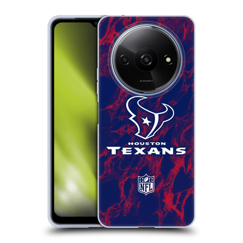 NFL Houston Texans Graphics Coloured Marble Soft Gel Case for Xiaomi Redmi A3