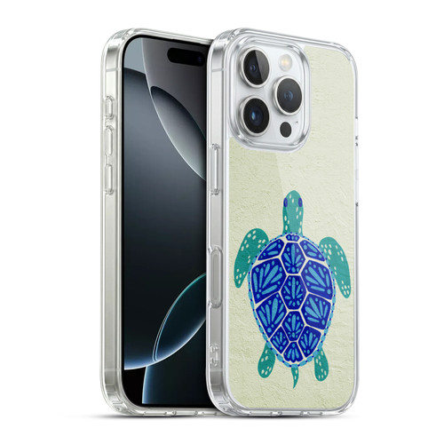 Cat Coquillette Sea Turtle Blue Soft Gel Case for Apple iPhone 16 Pro & MagSafe